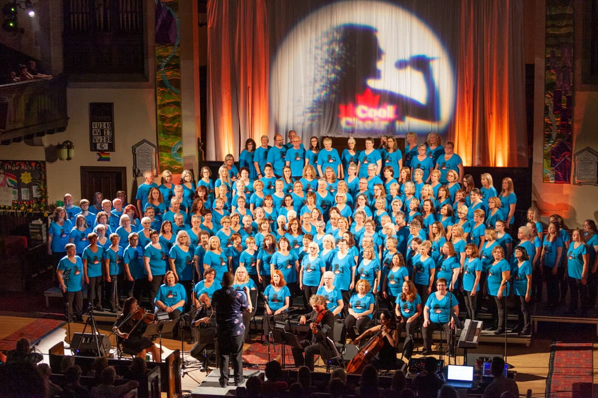 Cool Choir performing live